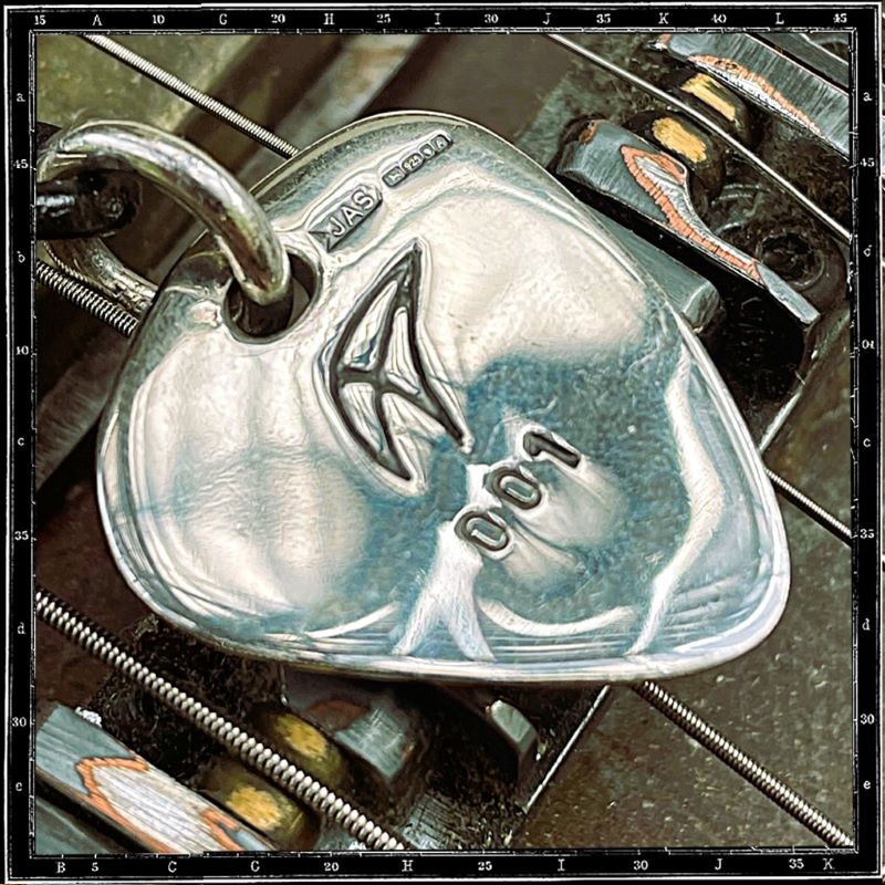 Day of the Dead Guitar Pick Pendant