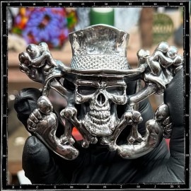 Mascot skull buckle & belt