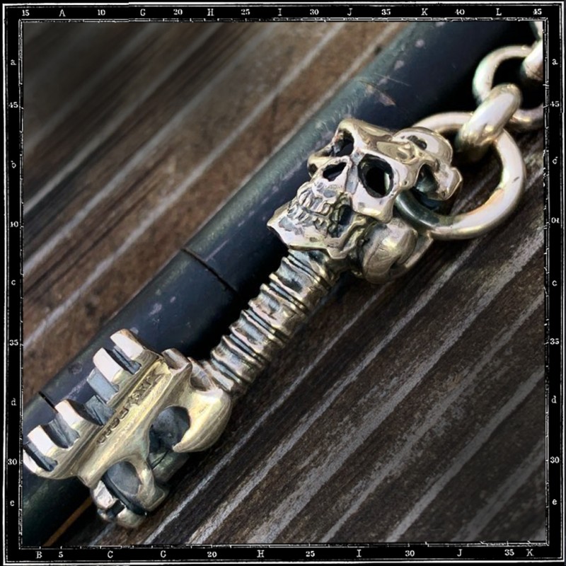 Skull Key Keyring Skull Key Keyring