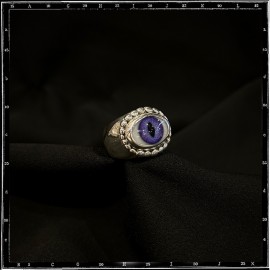 Heavy beaded eye ring Heavy beaded eye ring