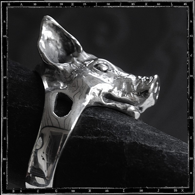 Pig head ring (small)