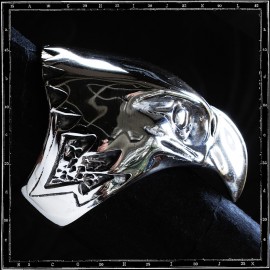 Large eagle head ring