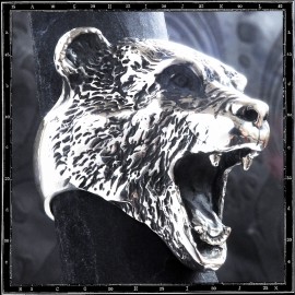 Bear head ring Bear head ring