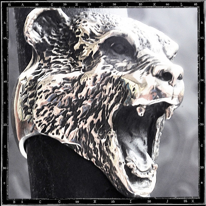 Bear head ring Bear head ring