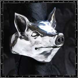 Pig head ring (large) Pig head ring (large)