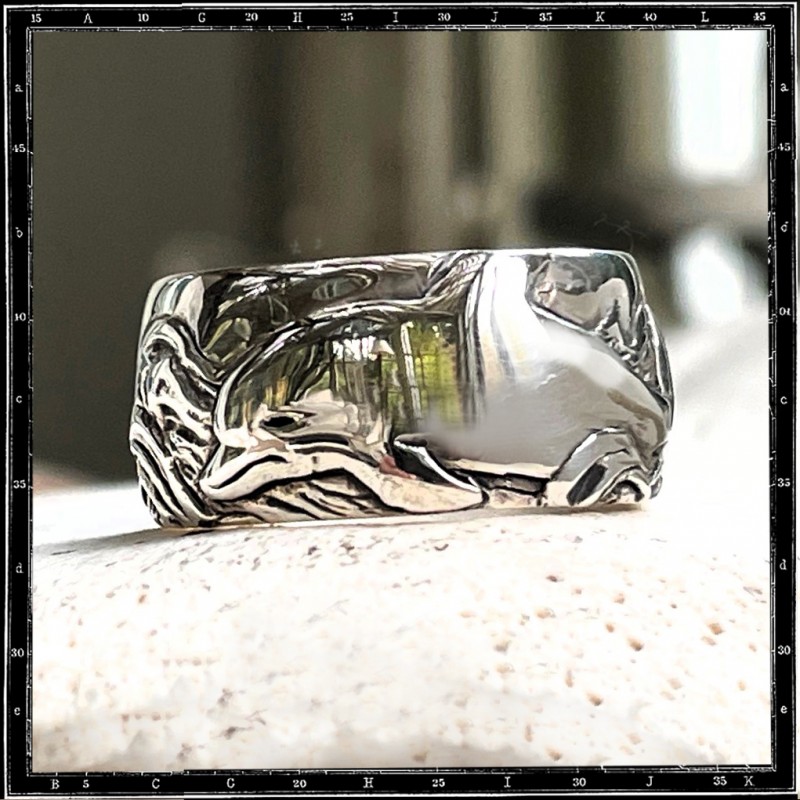 Dolphin Band Ring