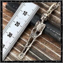 Tiny Skeleton Drop Earring