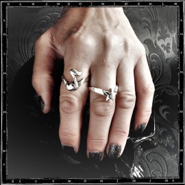 Music Note & Star ring