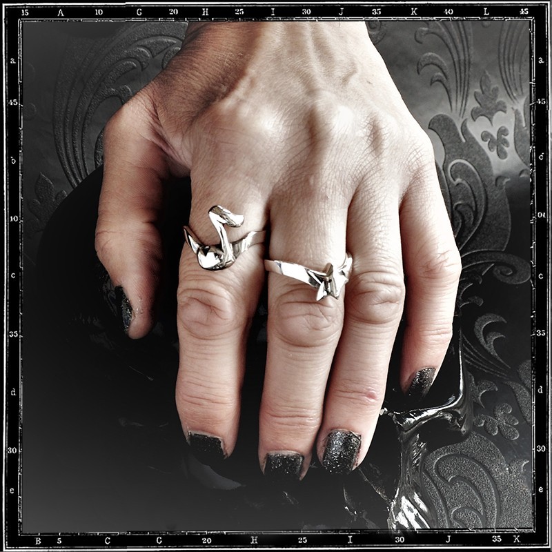 Music Note & Star ring