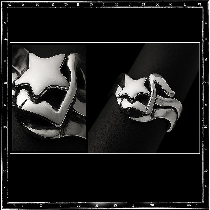 Music Note & Star ring