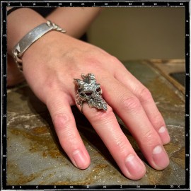 Custom Demon Skull Ring Custom Demon Skull Ring