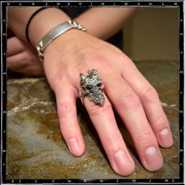 Custom Demon Skull Ring Custom Demon Skull Ring