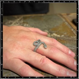 Custom Boomslang Snake Ring Custom Boomslang Snake Ring