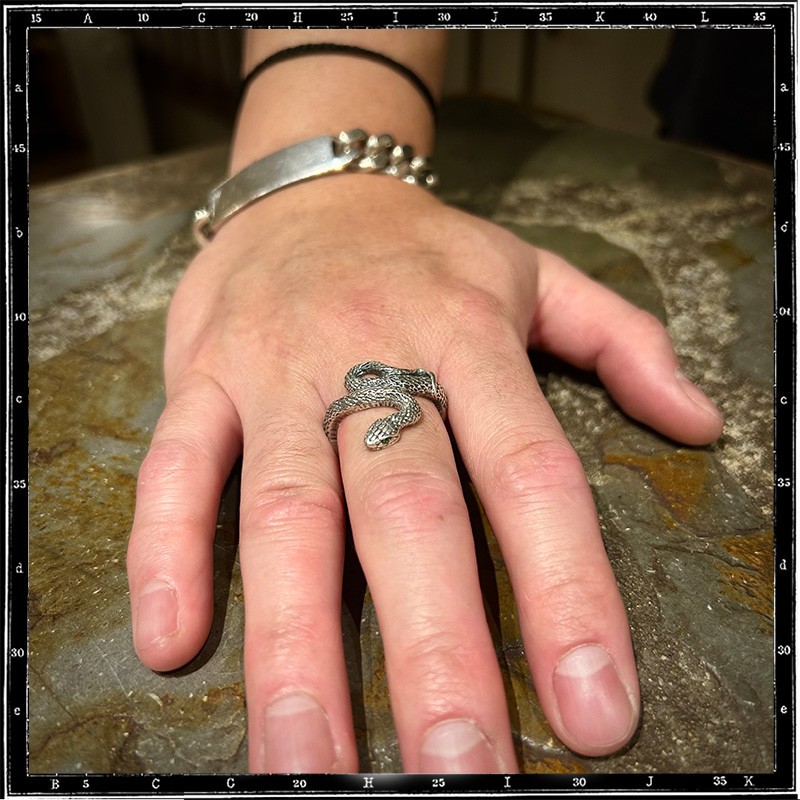 Custom Boomslang Snake Ring Custom Boomslang Snake Ring