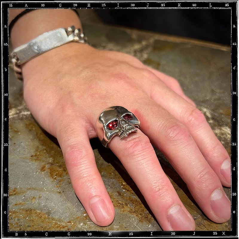 Custom Large Evil Skull ring Custom Large Evil Skull ring