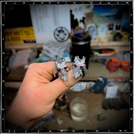 Custom Demon Skull Ring Custom Demon Skull Ring