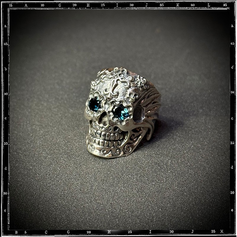 Custom El Muerto Mexican Skull ring Custom El Muerto Mexican Skull ring