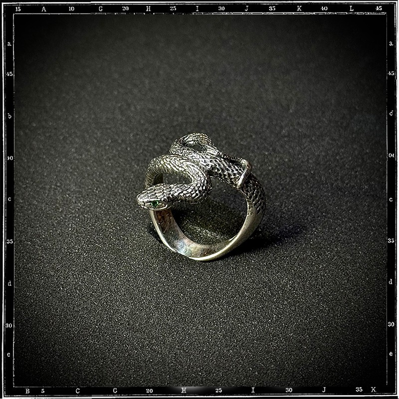Custom Boomslang Snake Ring Custom Boomslang Snake Ring