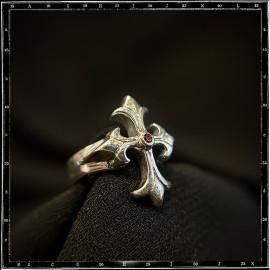 Custom Small Tudor Cross Ring