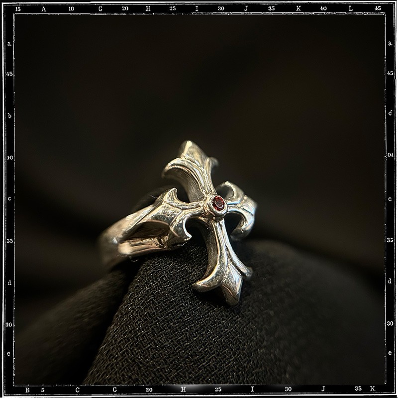 Custom Small Tudor Cross Ring