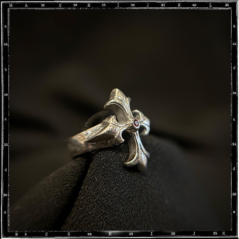 Custom Small Tudor Cross Ring