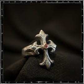 Custom Small Tudor Cross Ring