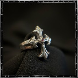 Custom Small Tudor Cross Ring