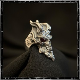 Custom Demon Skull Ring Custom Demon Skull Ring