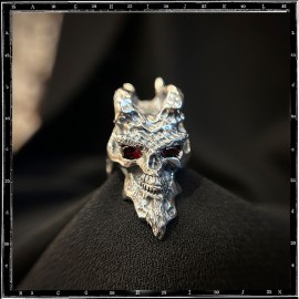 Custom Demon Skull Ring Custom Demon Skull Ring