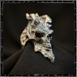 Custom Demon Skull Ring Custom Demon Skull Ring
