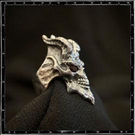 Custom Demon Skull Ring Custom Demon Skull Ring