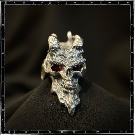 Custom Demon Skull Ring Custom Demon Skull Ring