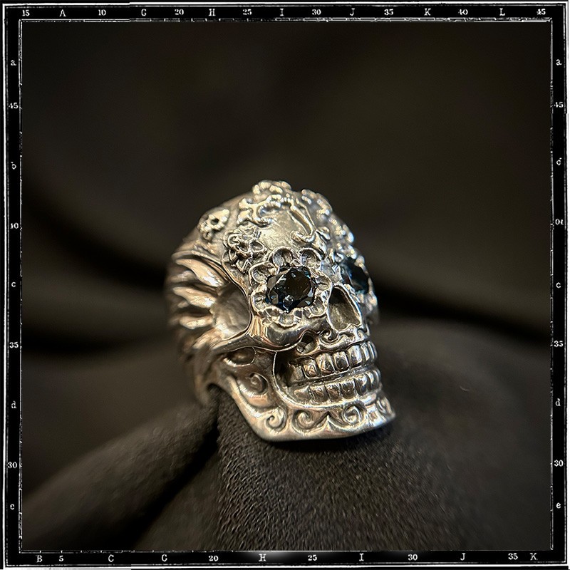 Custom El Muerto Mexican Skull ring Custom El Muerto Mexican Skull ring