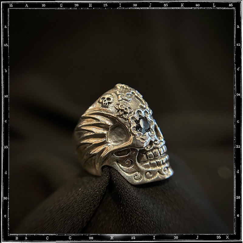 Custom El Muerto Mexican Skull ring Custom El Muerto Mexican Skull ring