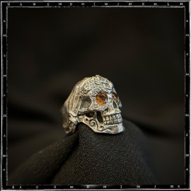 Custom La Muerta Mexican Skull Ring Custom La Muerta Mexican Skull Ring