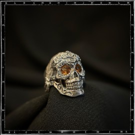 Custom La Muerta Mexican Skull Ring Custom La Muerta Mexican Skull Ring