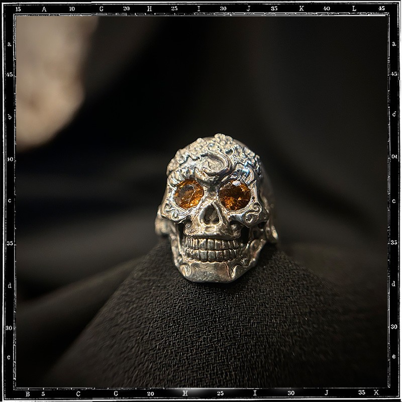 Custom La Muerta Mexican Skull Ring Custom La Muerta Mexican Skull Ring