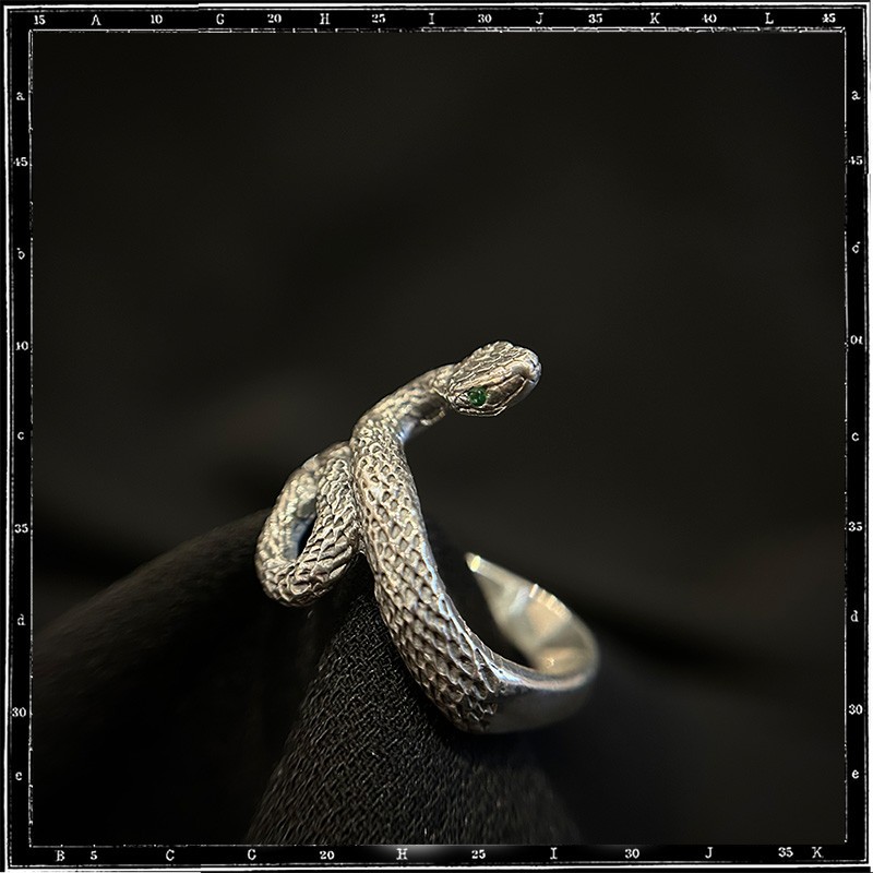 Custom Boomslang Snake Ring