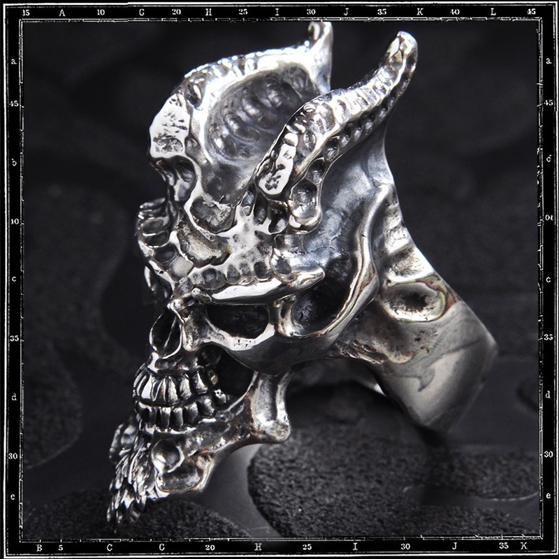 Demon Skull Ring