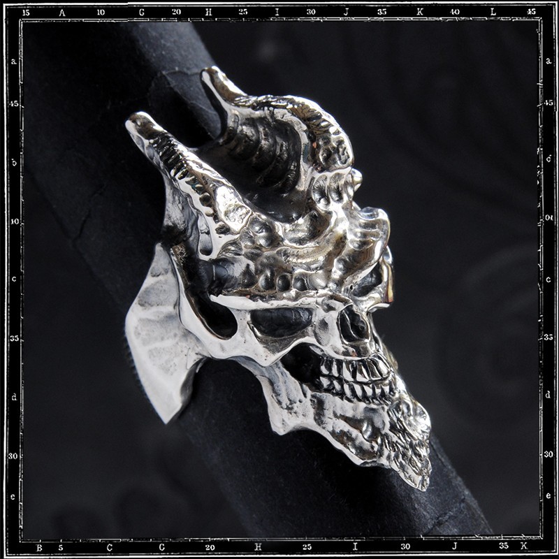 Demon Skull Ring