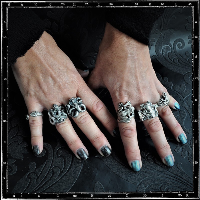 Boomslang Snake Ring