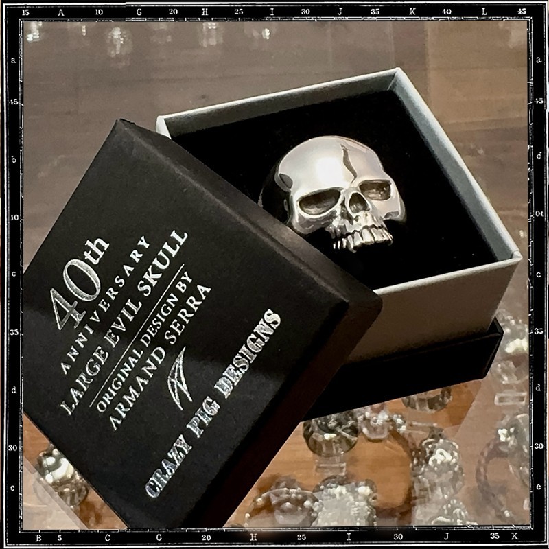 Evil Skull Ring - Large Evil Skull Ring - Large