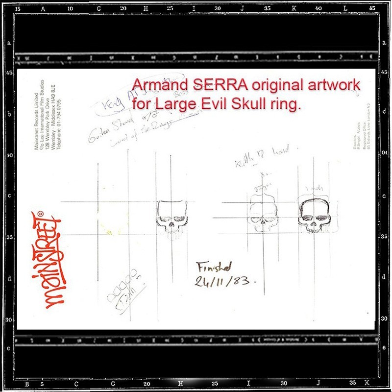 Evil Skull Ring - Large Evil Skull Ring - Large