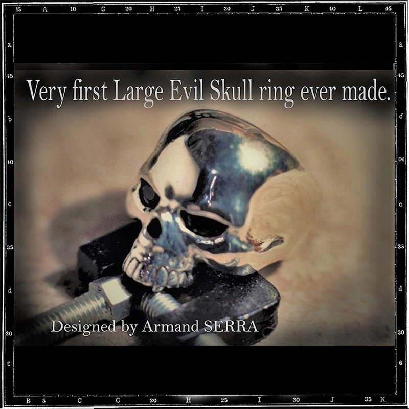 Evil Skull Ring - Large Evil Skull Ring - Large