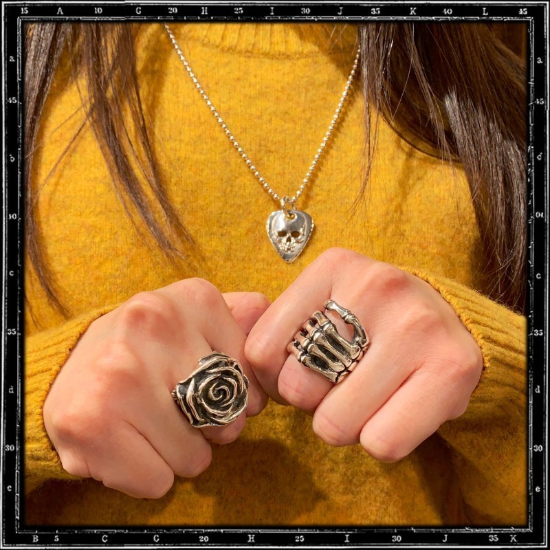 Bone Hand Ring - Large