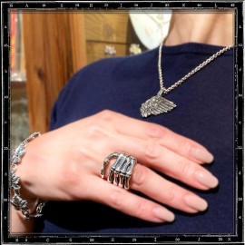 Bone Hand Ring - Large