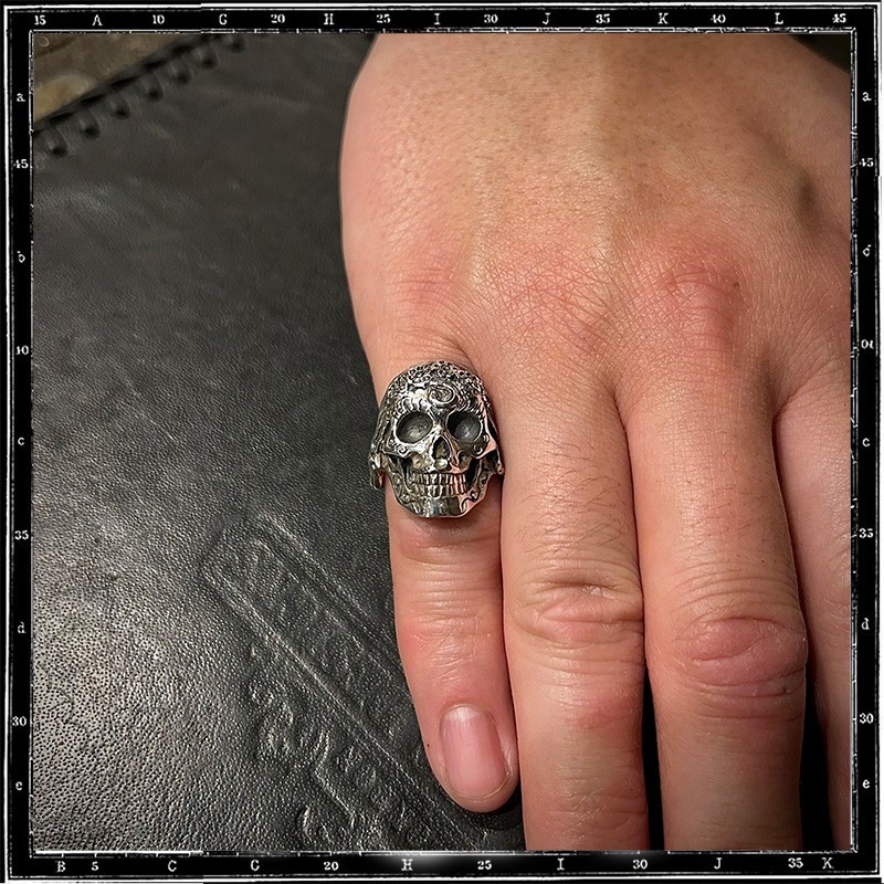 Mexican La Muerta Skull Ring