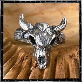 Small Cow Skull ring