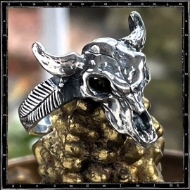 Small Cow Skull ring