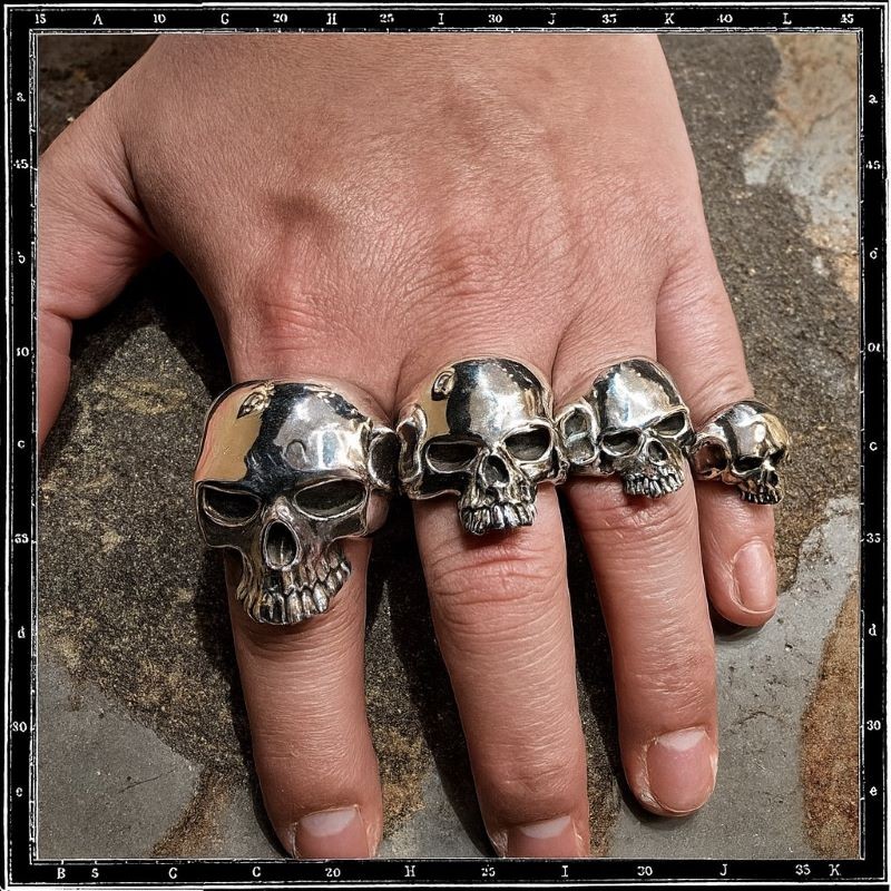 Evil Skull Ring - Large
